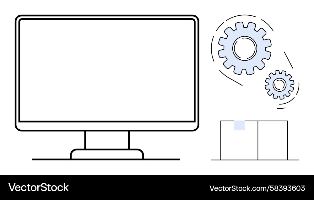 Process Automation Workflow Vector Image