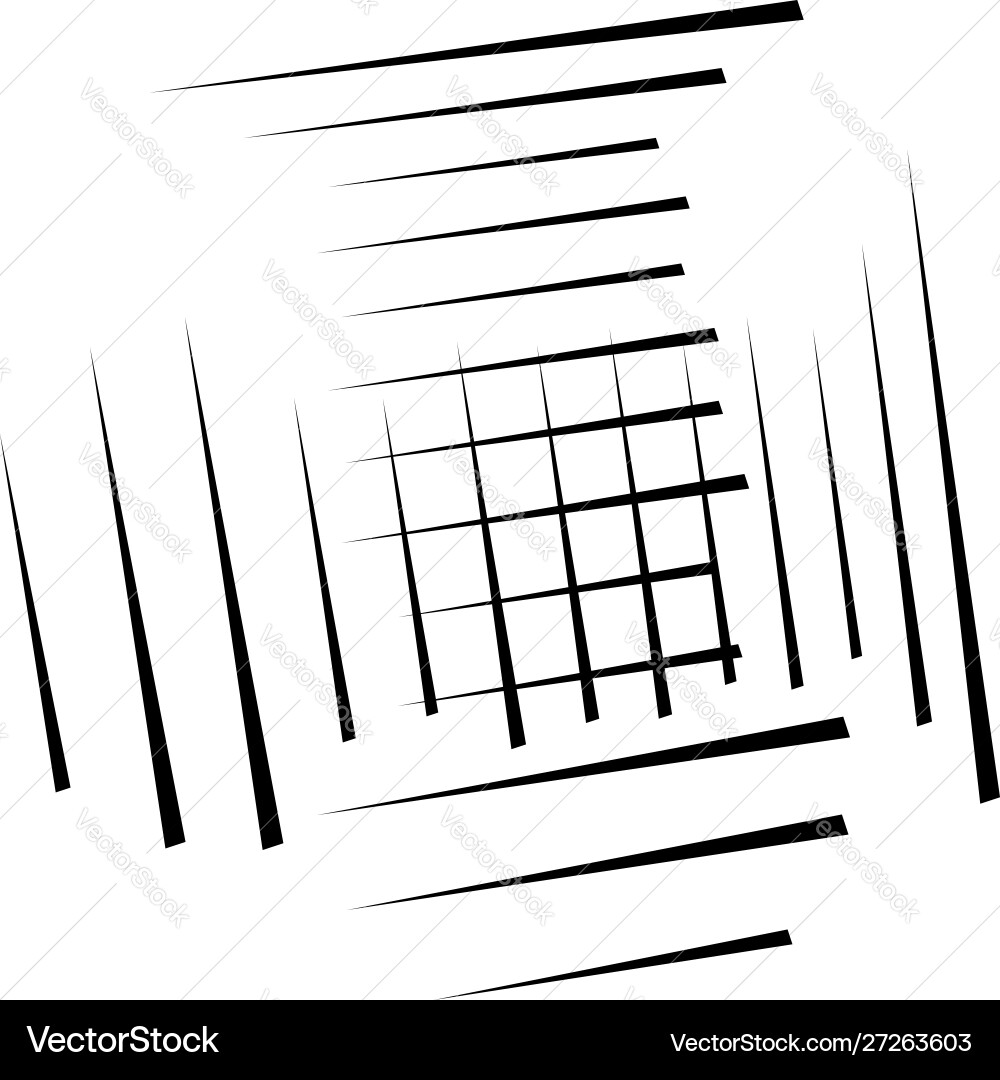 Random lines grid mesh dynamic irregular overlap Vector Image