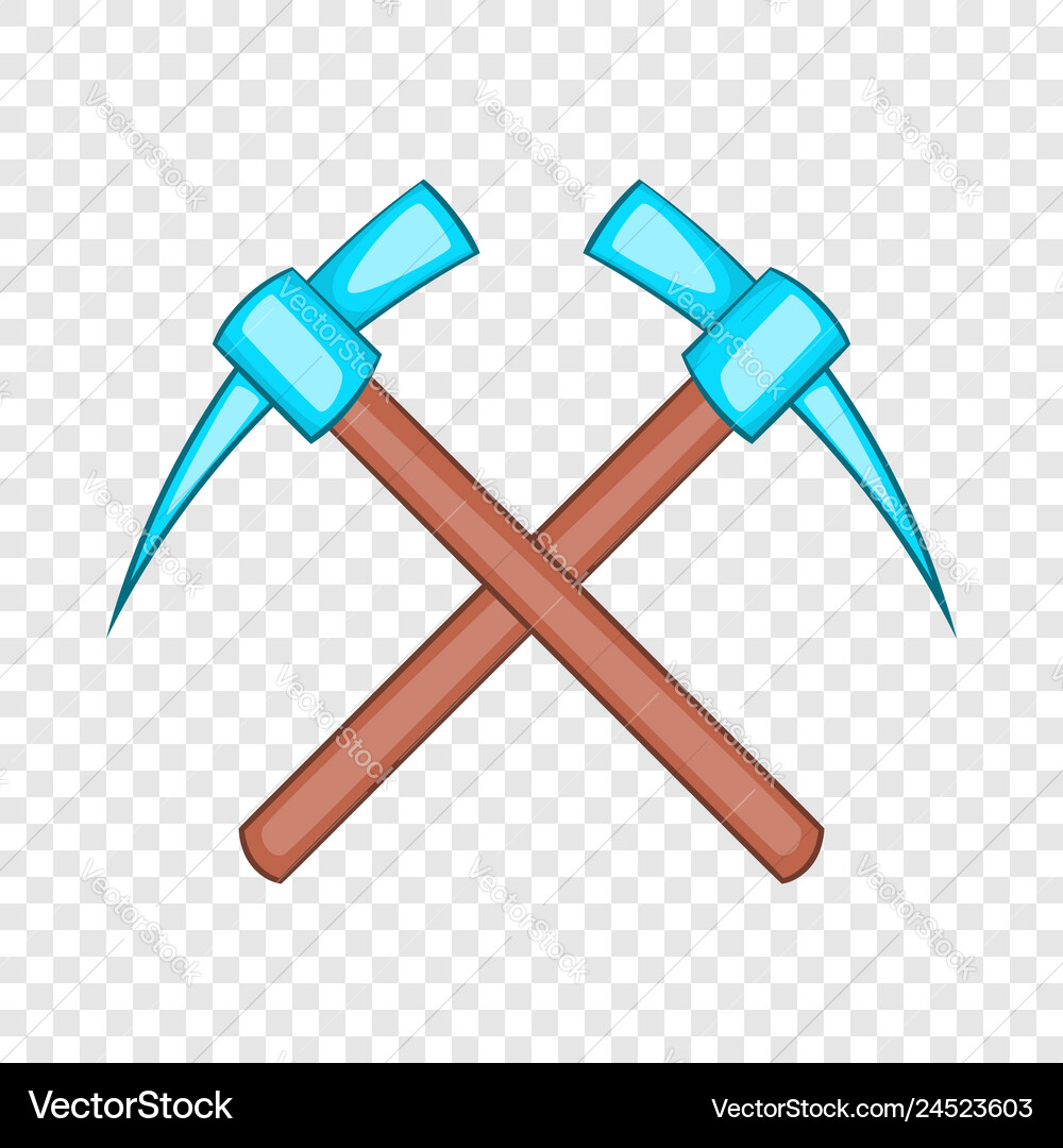 Zwei Picks Icon Cartoon Stil Zwei Picks Icon Cartoon Stil vektorbild