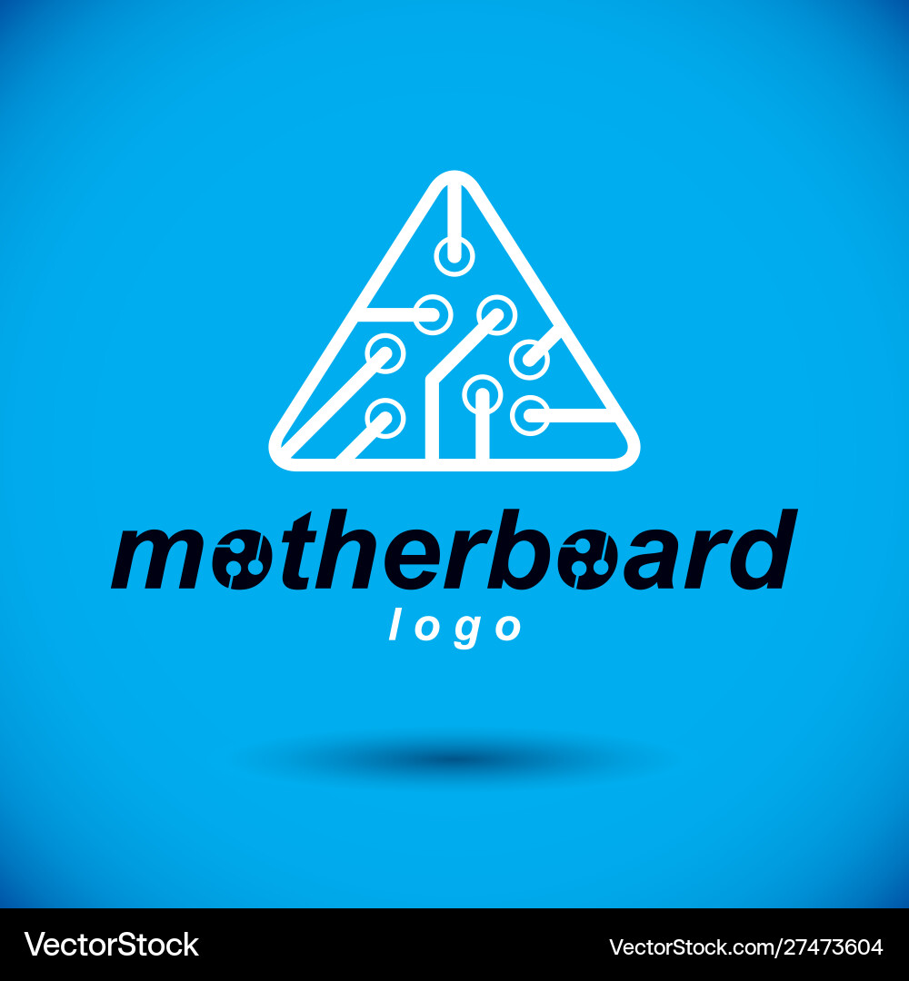 Abstract technology circuit board high tech Vector Image
