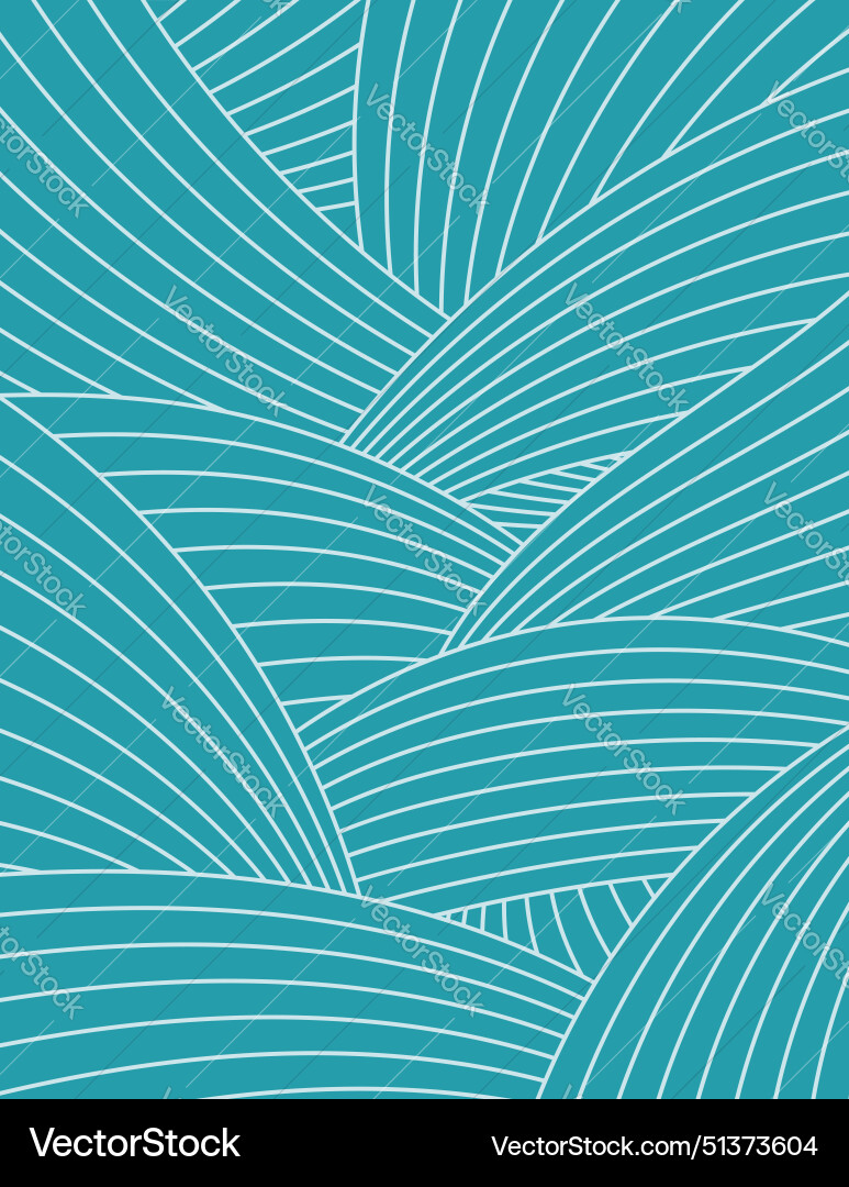 Clouds waves curved lines abstract background Vector Image