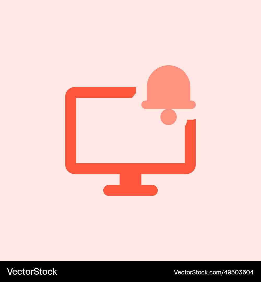 Informative notification popups keep users updated vector image