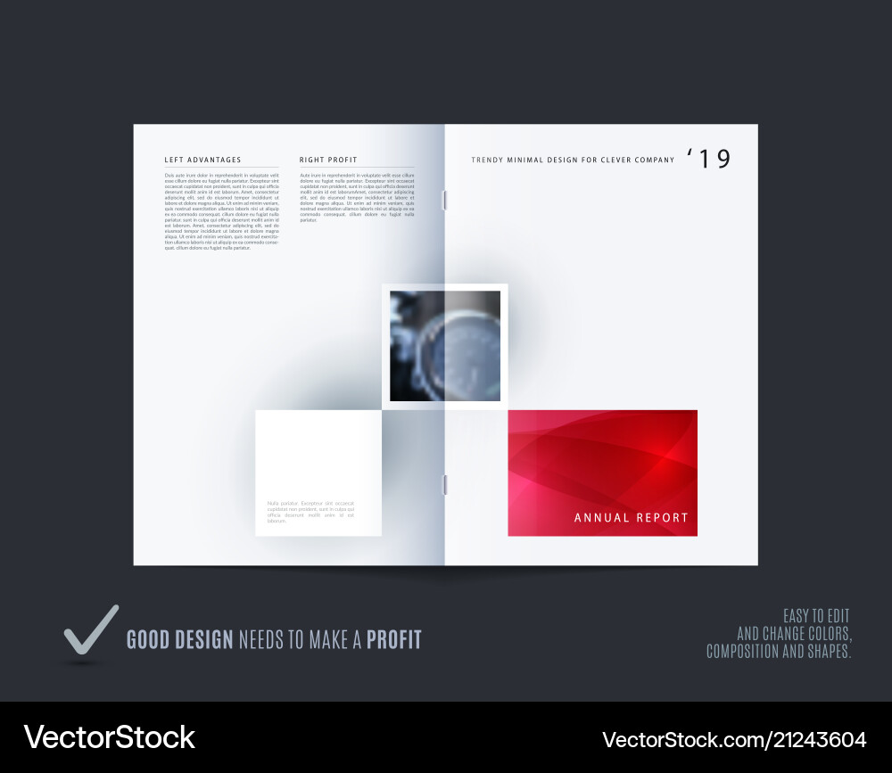 Square design presentation template with colourful Square design presentation template with colourful vector image
