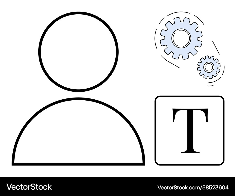 User Settings & Customization Vector Image