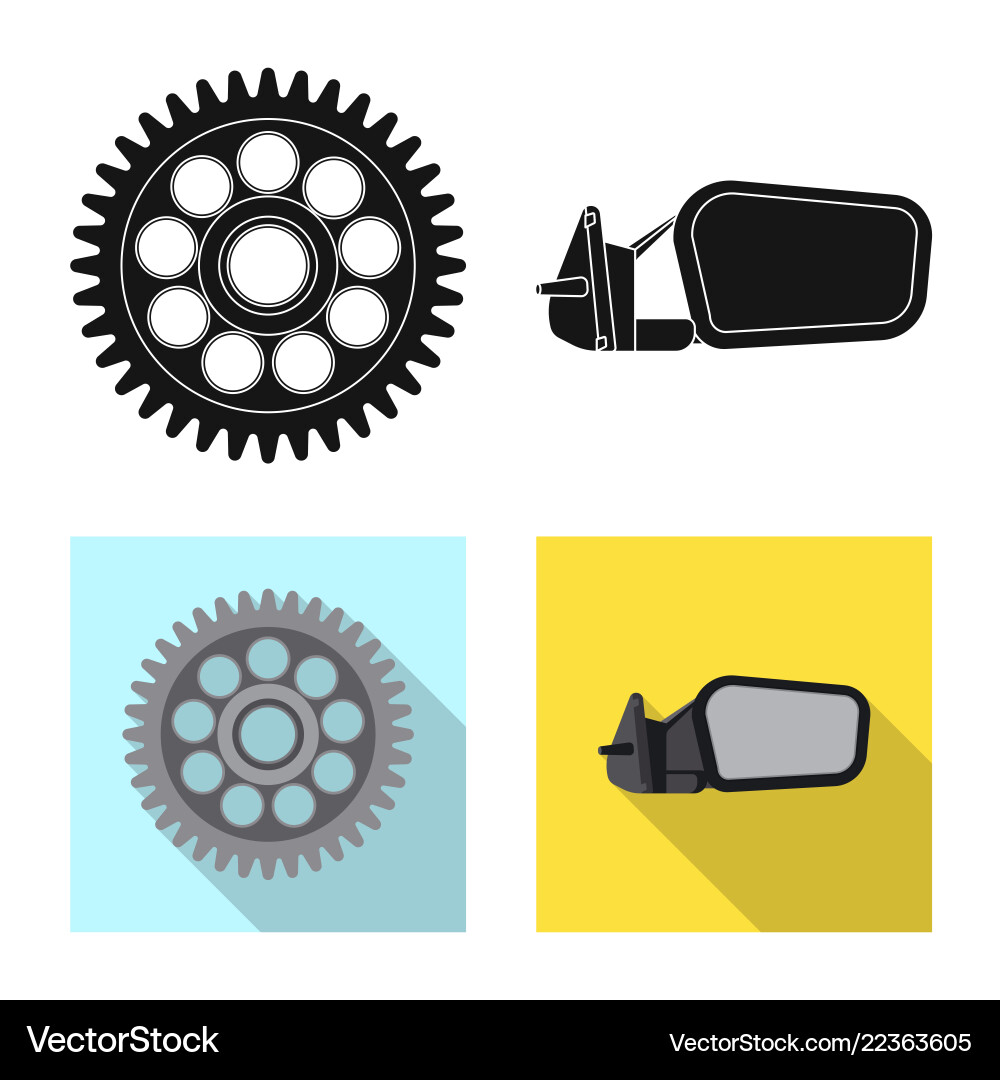 Auto and part icon Vector Image