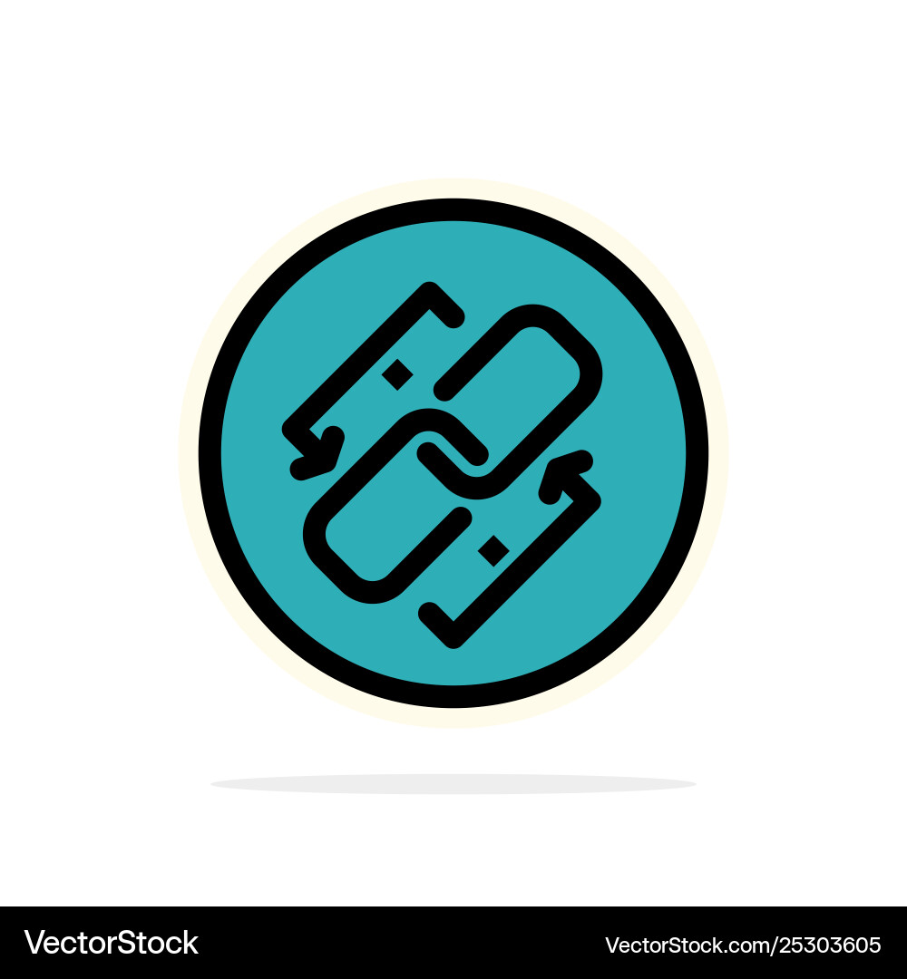 Link chain url Verbindung abstrakter Kreis Link chain url Verbindung abstrakter Kreis vektorbild