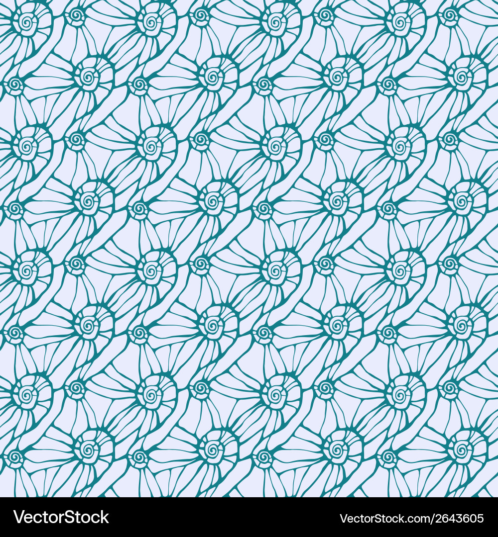 Seamless pattern with abstract ornamental Vector Image
