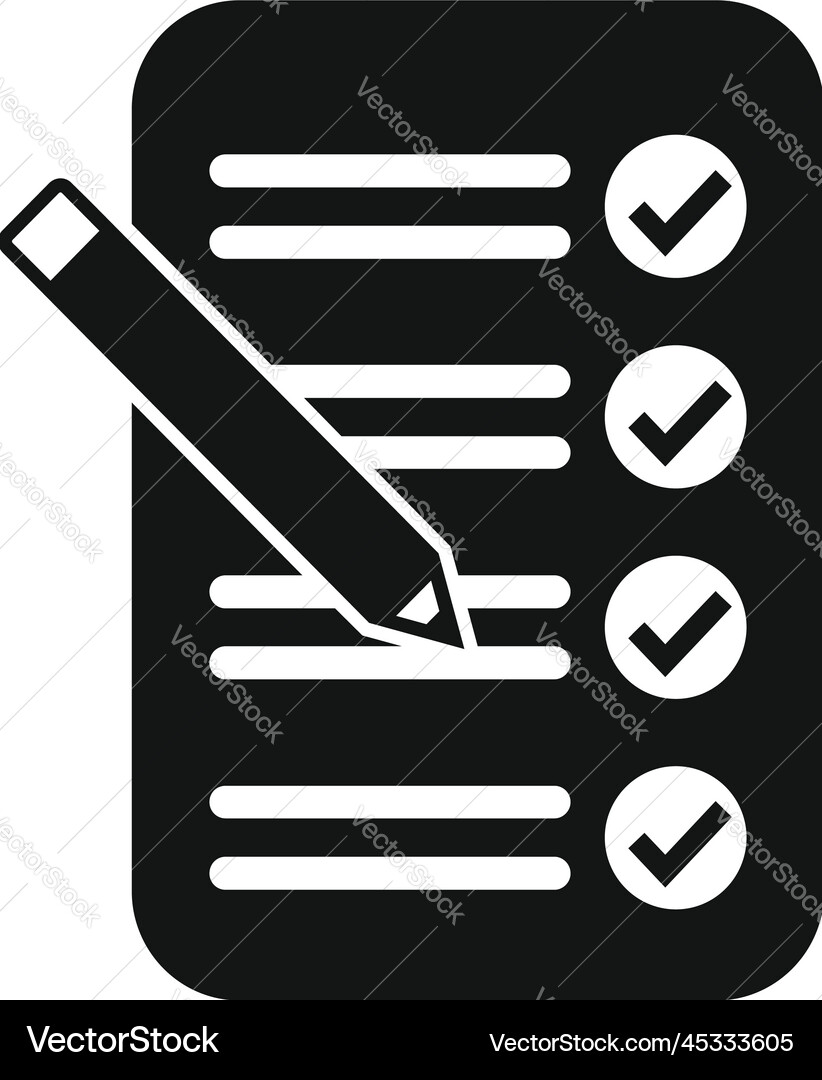 Task done icon simple event time Task done icon simple event time vector image