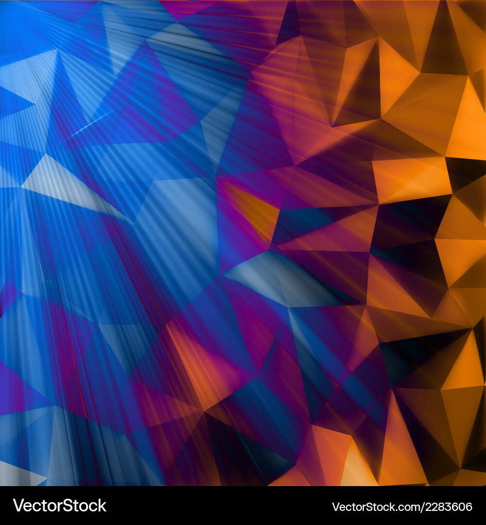 Abstract Geometric Background - Triangles vector image