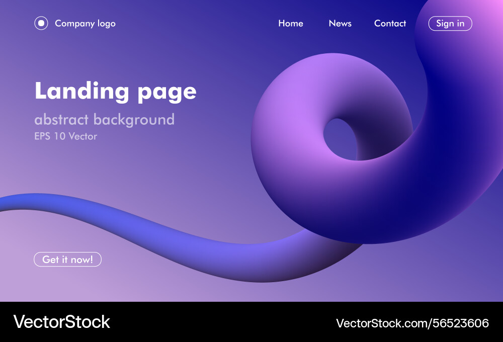 Abstract gradient background with colorful violet Vector Image