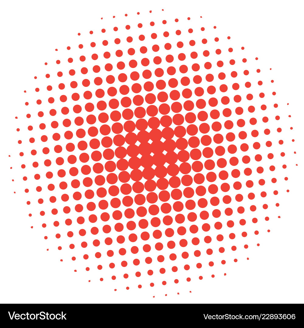 Abstract Halftone Pop Art vector image