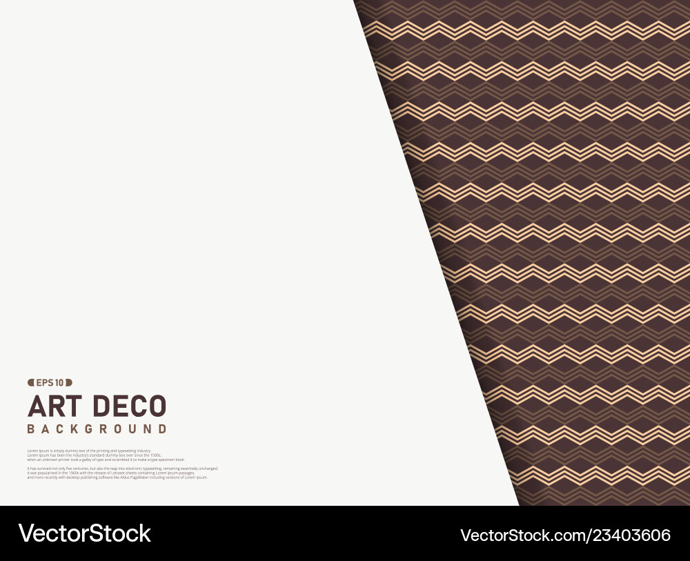 Abstract of art deco line pattern with free space Abstract of art deco line pattern with free space vector image
