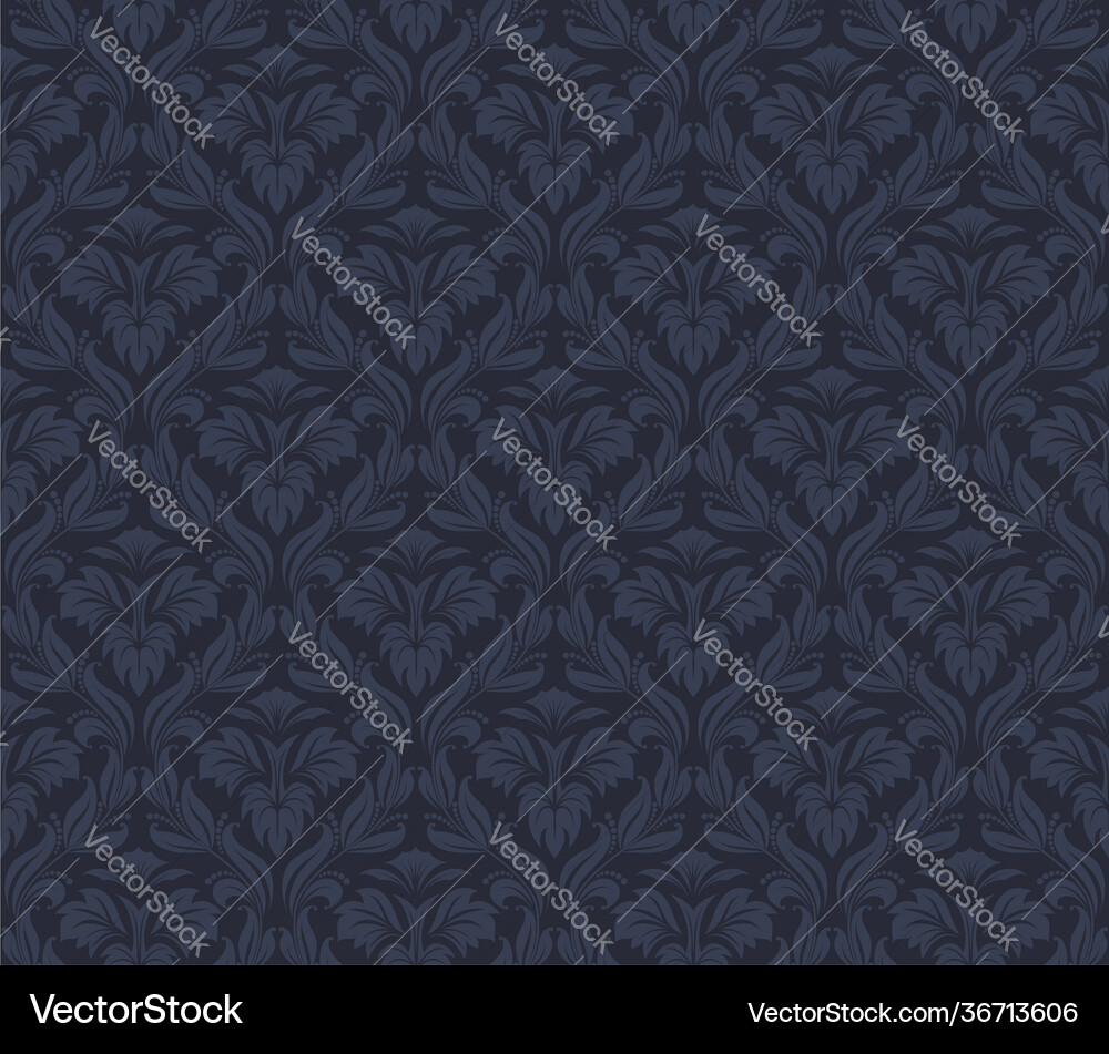 Damask seamless pattern Vector Image