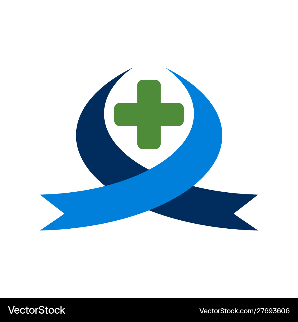 Medical health hospital logo icon vector image