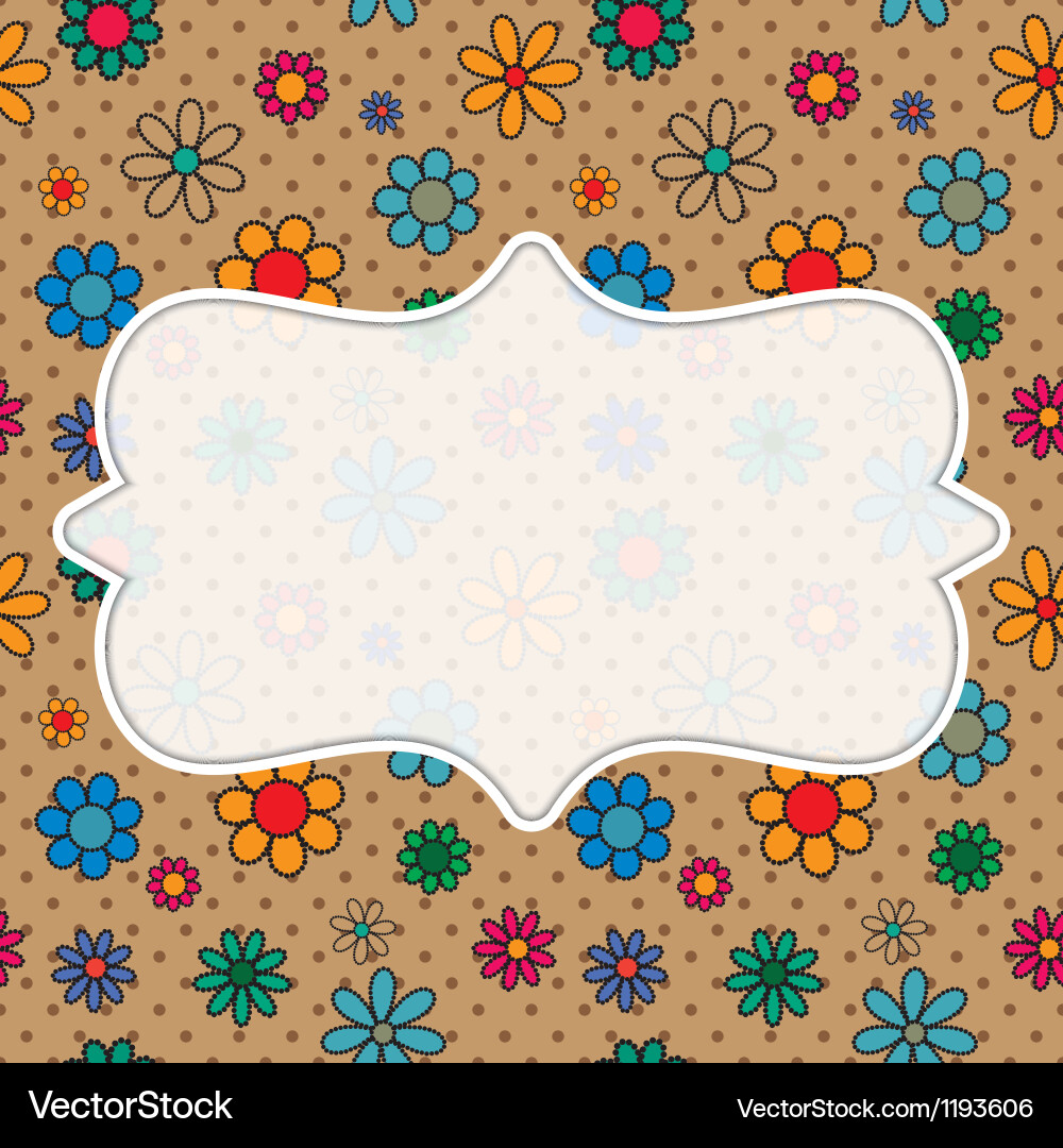 Retro frame Royalty Free Vector Image - VectorStock
