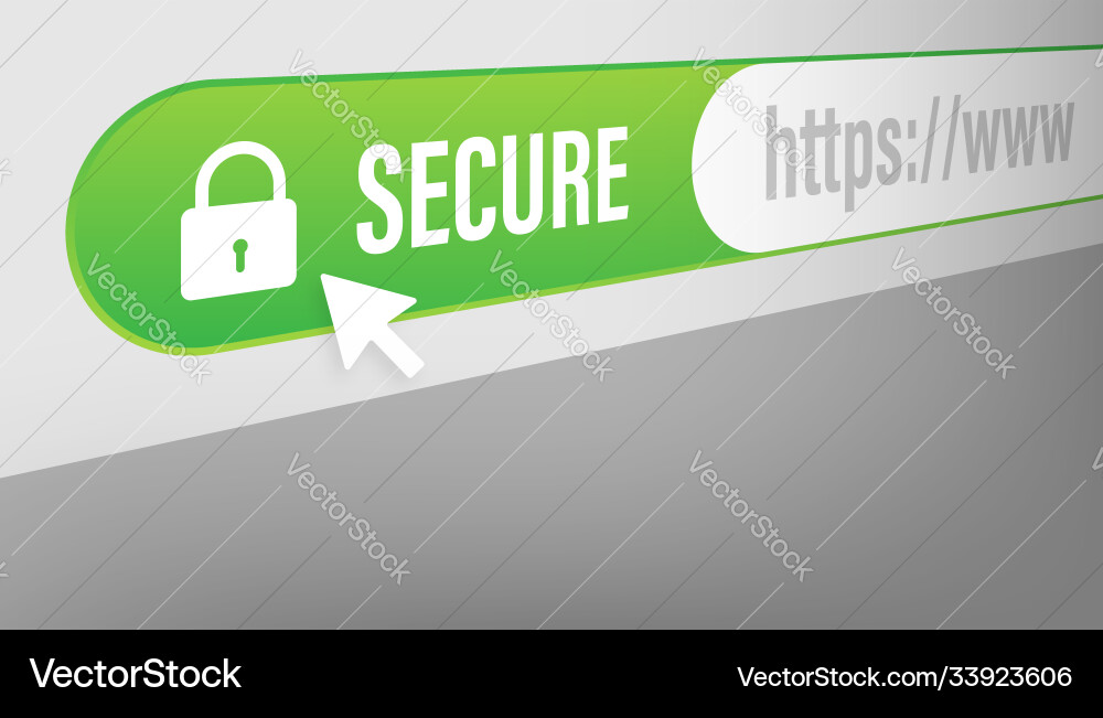 Secure connection icon Secure connection icon vector image