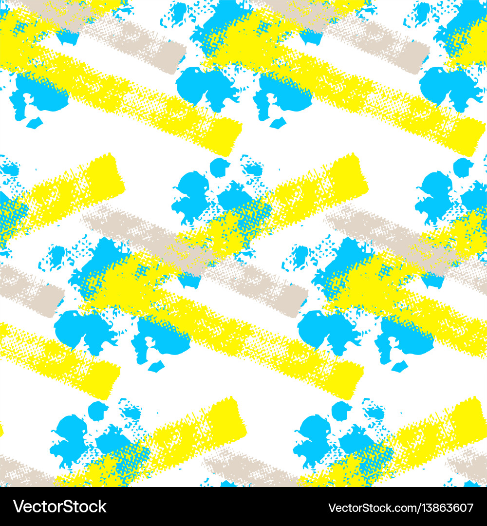 Abstract colorful seamless pattern vector image
