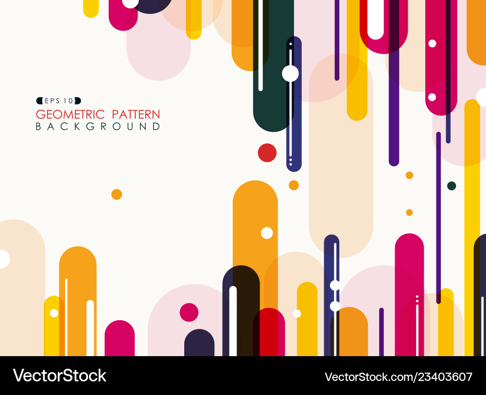 Abstract of colorful stripe line geometric Abstract of colorful stripe line geometric vector image