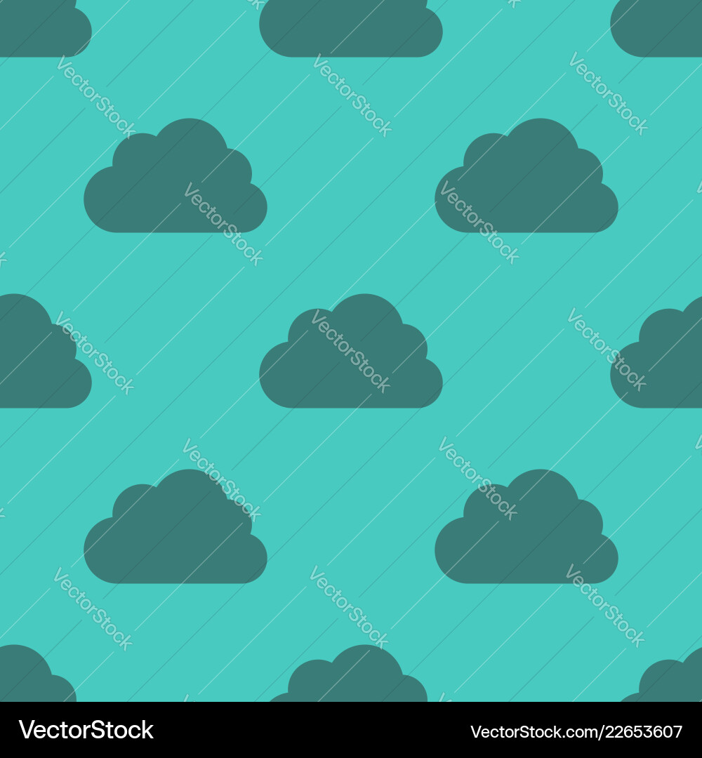 Clouds weather seamless pattern background dark Clouds weather seamless pattern background dark vector image