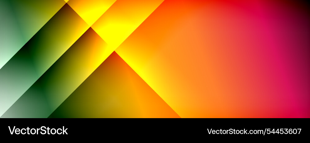 Dynamic shadow lines with gradient colors Vector Image