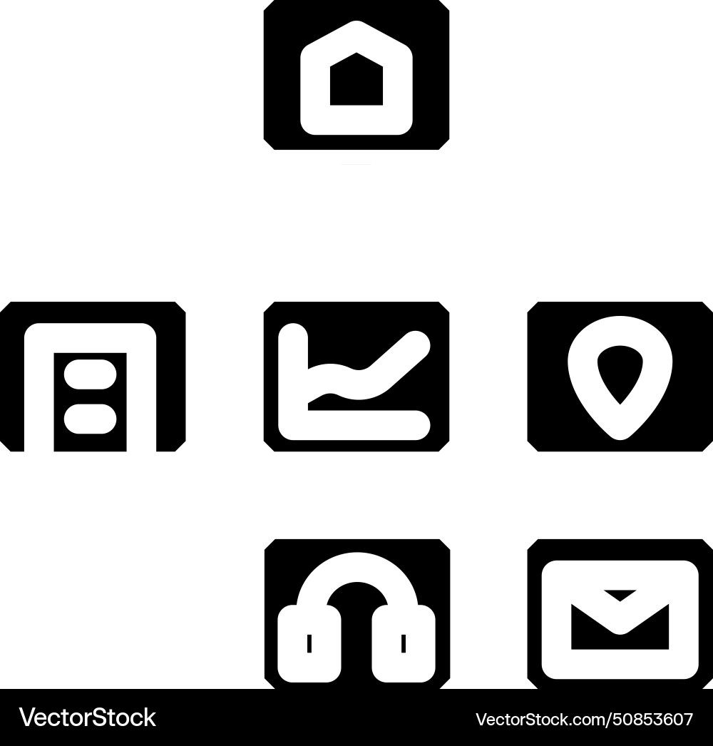 Information architecture ux ui design glyph icon Information architecture ux ui design glyph icon vector image