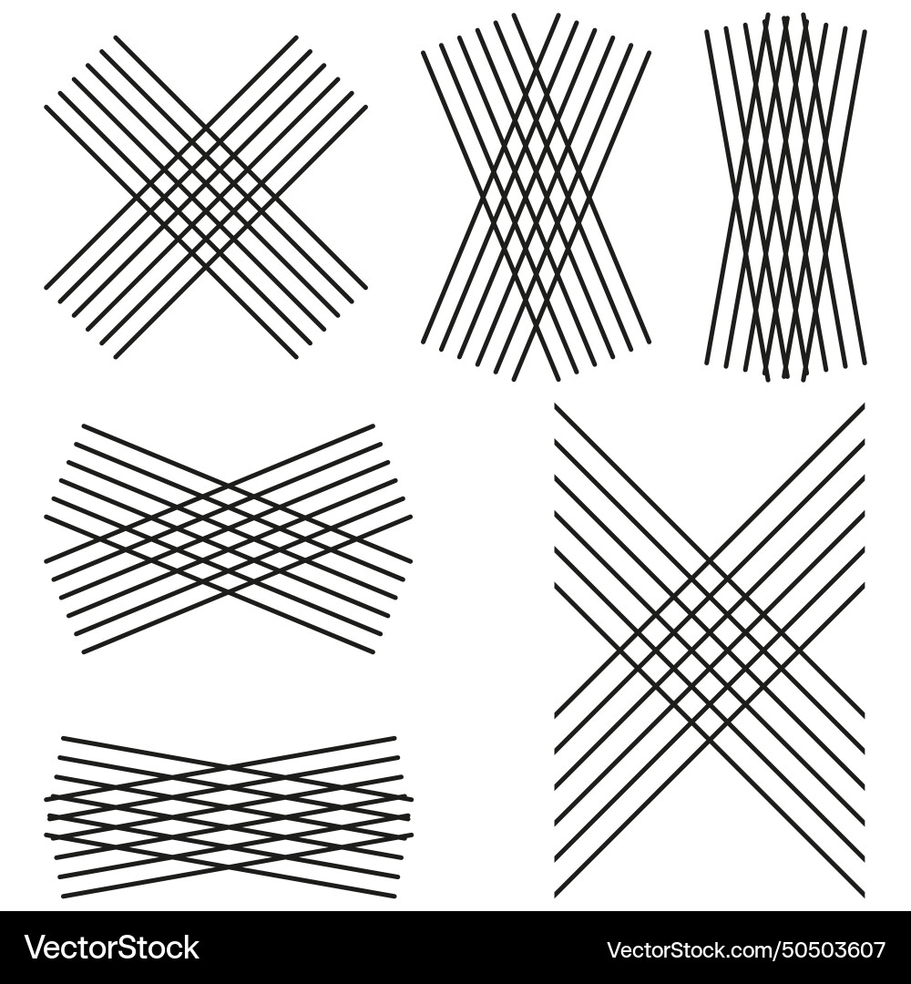 Intersecting lines art geometric grid simple Intersecting lines art geometric grid simple vector image