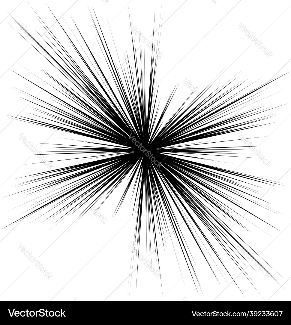 Radial radiating dynamic rays beams lines Radial radiating dynamic rays beams lines Vector Image