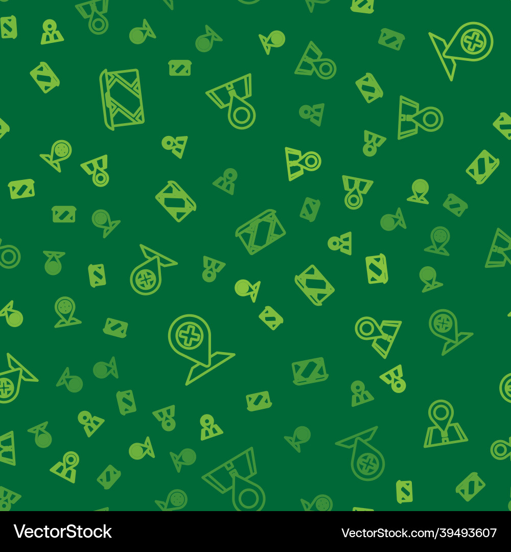 Set line city map navigation location Vector Image