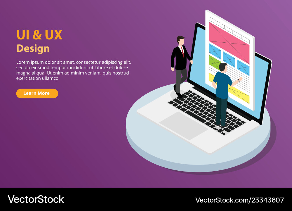 Ui und ux Benutzeroberfläche Erfahrung Ui und ux Benutzeroberfläche Erfahrung vektorbild