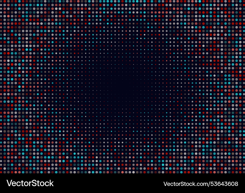 Abstract background with halftone dots design vector image