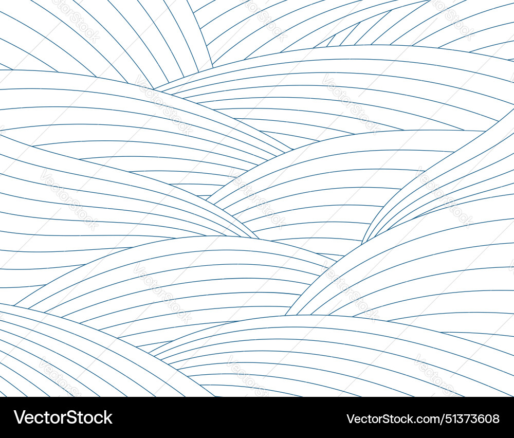 Clouds waves curved lines abstract background Vector Image