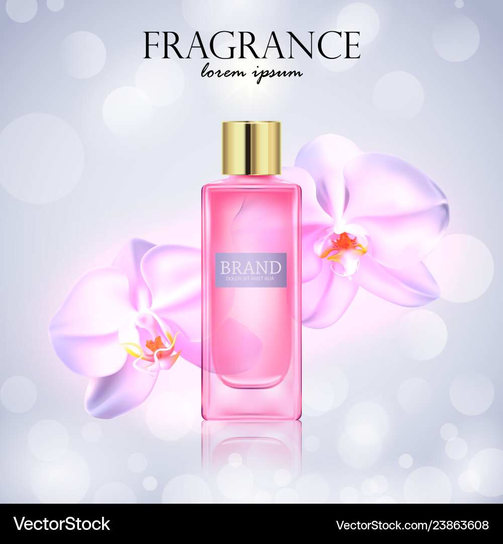 Cosmetic product advertising Cosmetic product advertising vector image