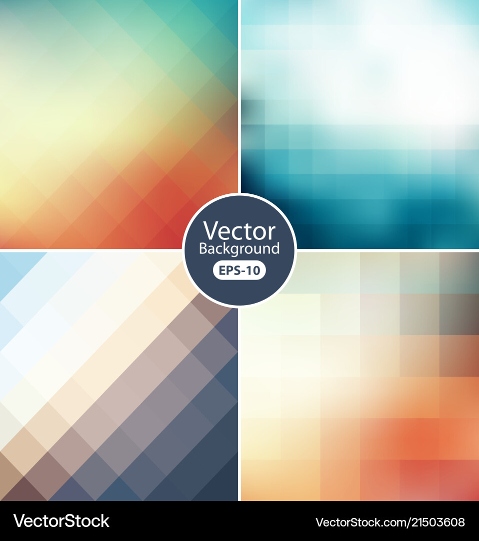 Diagonal Striped Background Set vector image