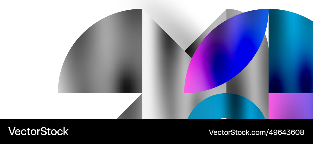 Mosaic pattern composition featuring harmonious Vector Image