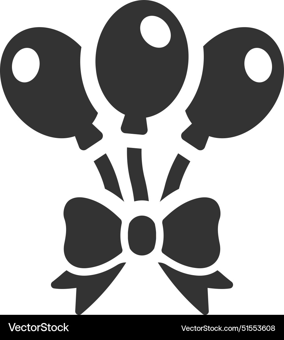 Party balloon icon Royalty Free Vector Image - VectorStock
