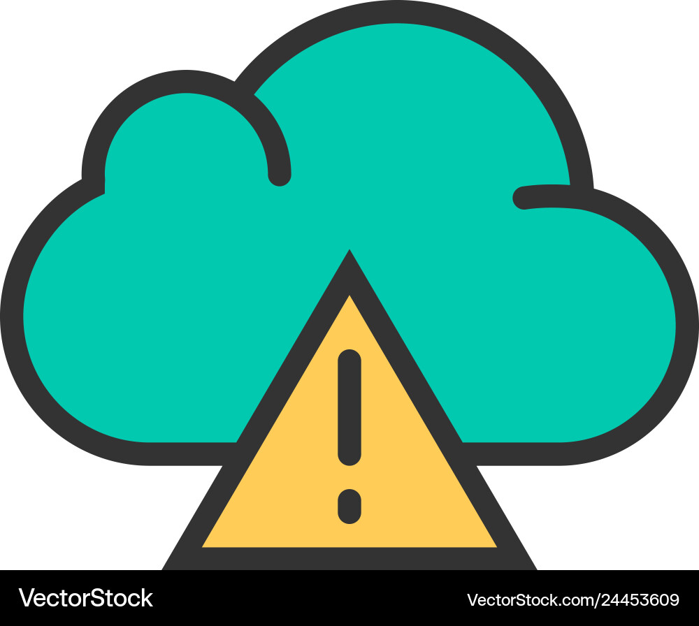 Cloud Computing Icon Vector Image