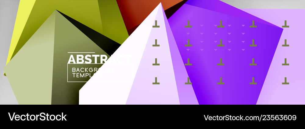 Dynamic Triangles Background vector image