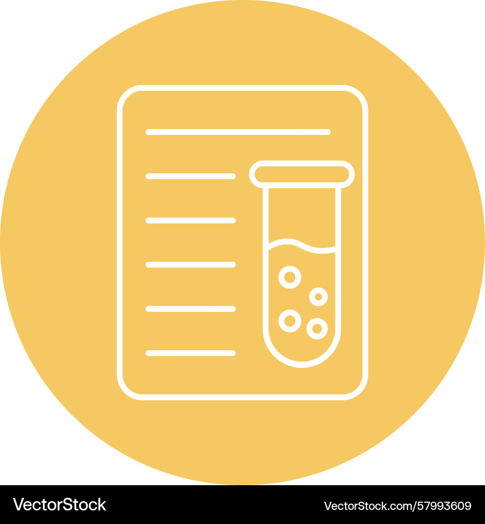 Multi Circle Report Line Vector Image