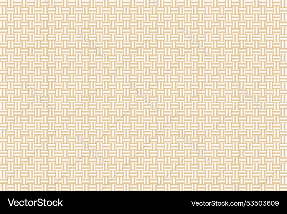 Wicker texture of geometric pattern simple fabric Wicker texture of geometric pattern simple fabric vector image
