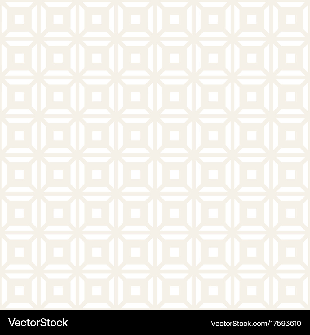 Abstract geometric lines lattice pattern seamless vector image