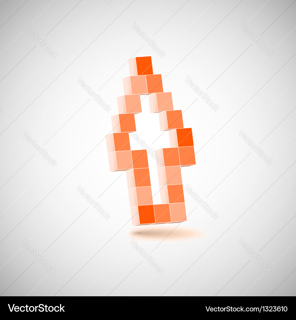 Arrow Pointer Cursor Icon vector image