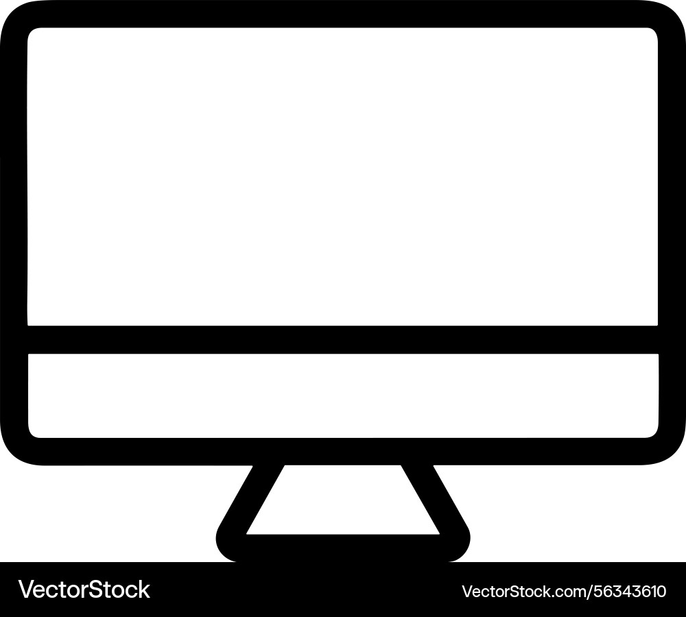 Computer icon symbol image Vector Image