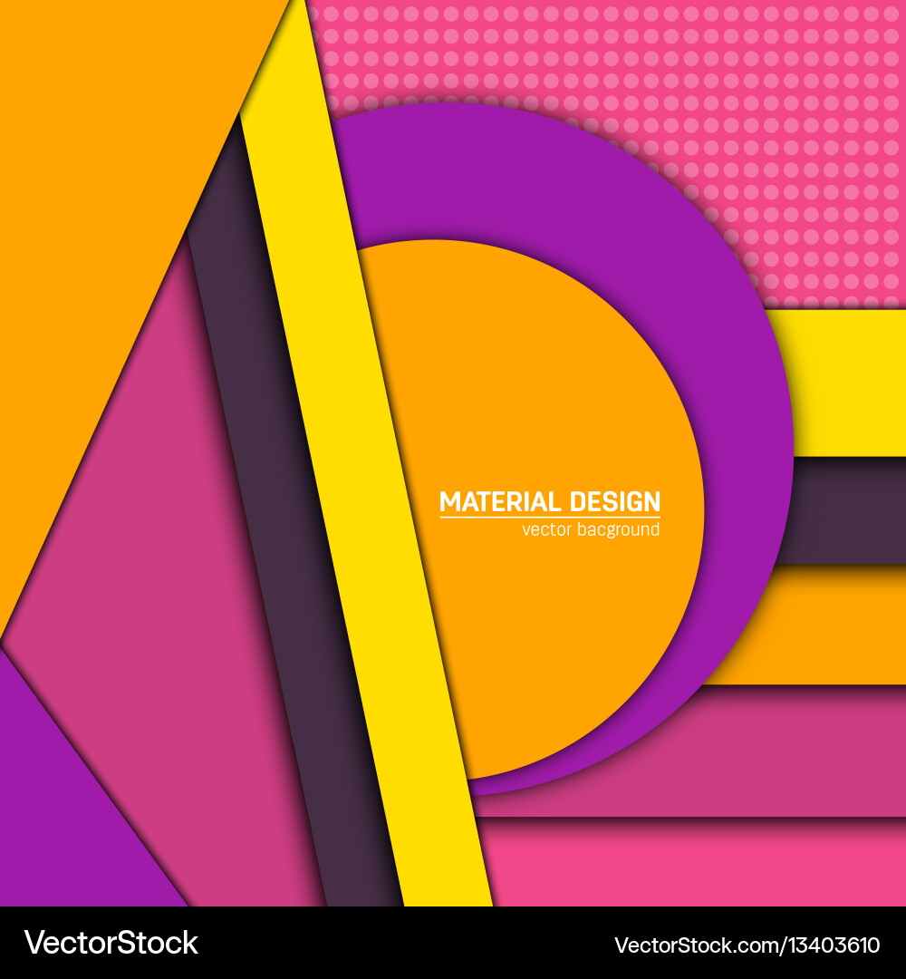 Material design background abstract vector image