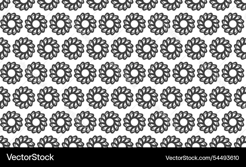 Seamless geometric pattern design abstract tech vector image