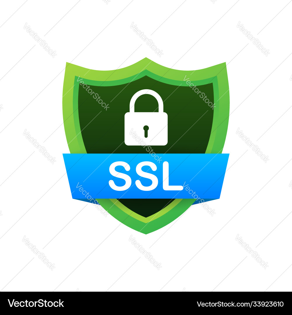Secure connection icon Secure connection icon vector image