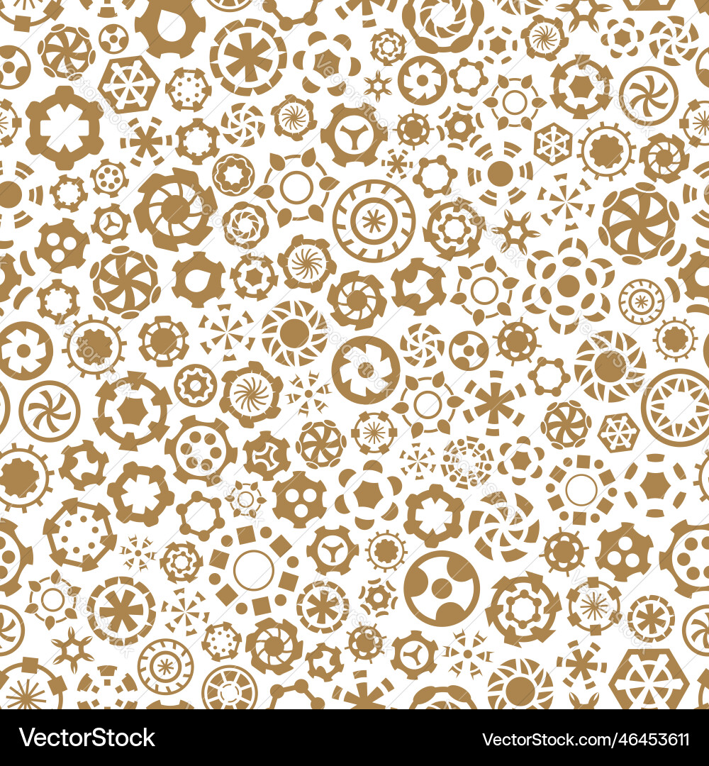 Abstract Gold Pattern Background vector image
