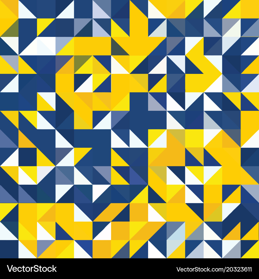 Geometric Triangle Pattern vector image