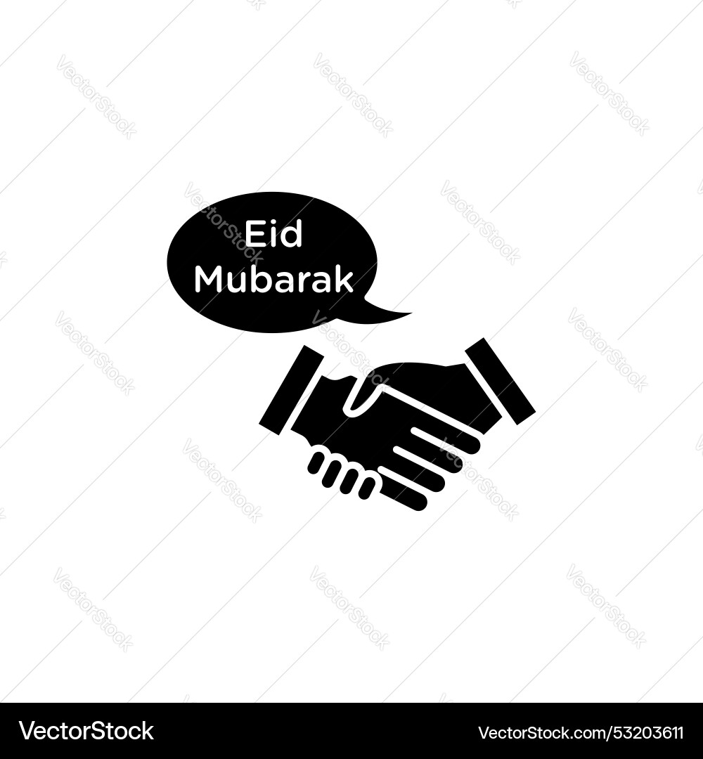 Handshaking icon set partnership shake hand Vector Image