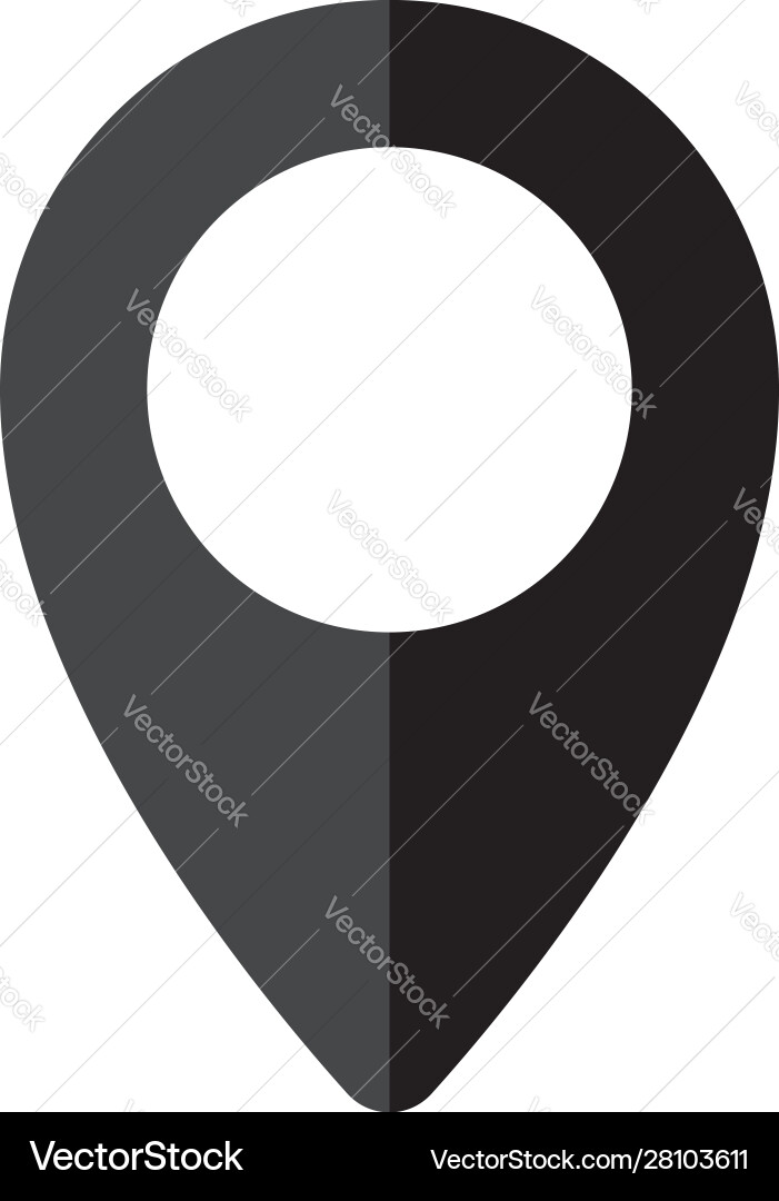 Pin navigation icon map symbol sign Pin navigation icon map symbol sign vector image