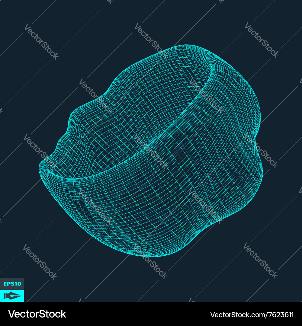 Polygonal Network Structure vector image